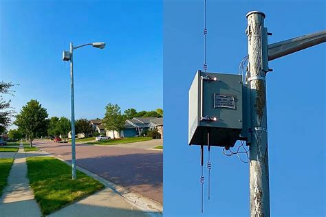 strange boxes on utility poles